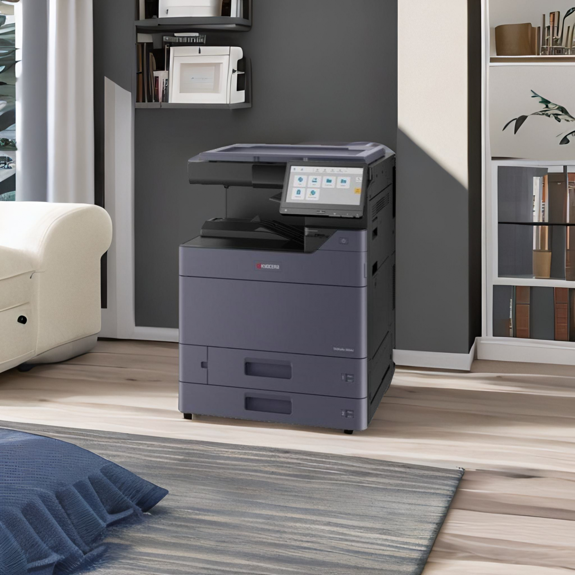 МФУ лазерный Kyocera TASKalfa 2554ci (Базовый блок) (1102YP3NL0/1102YP3NLV) A3 Duplex Net темно-серы