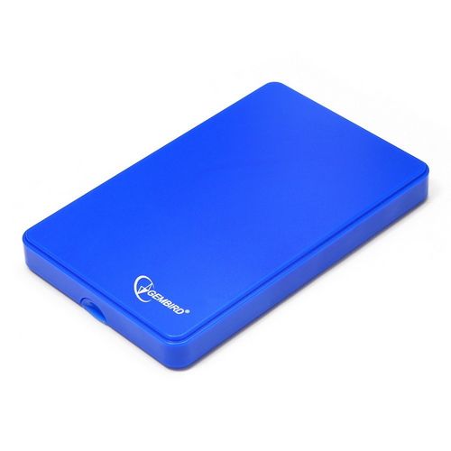 Корпус для HDD/SSD Gembird Внешний 2.5" Gembird EE2-U2S-40P-B, синий, USB 2.0, SATA, пластик {1