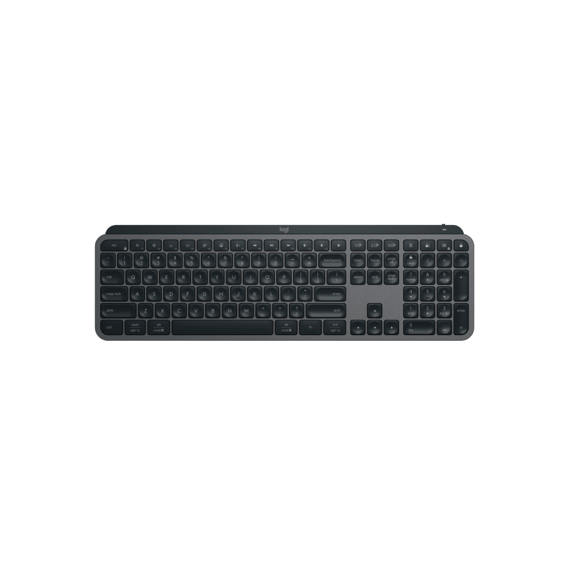 Клавиатура Logitech MX Keys S графитовый/черный USB беспроводная BT LED (920-011600)