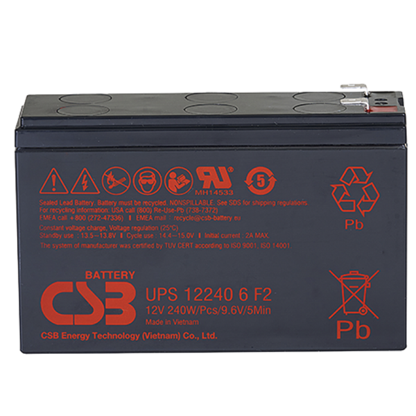 АКБ CSB Аккумуляторная батарея для ИБП (12V/5Ah)