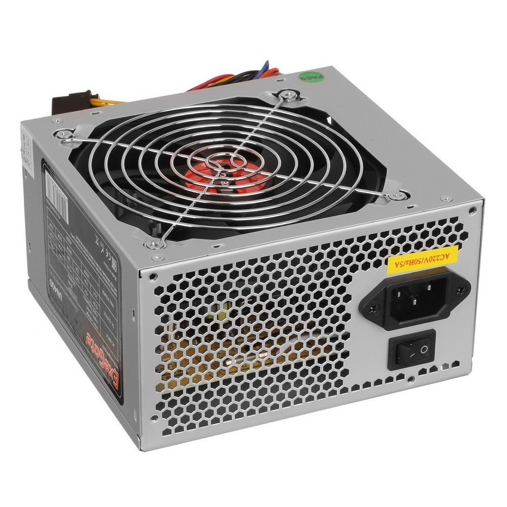 ES261568RUS Блок питания 450W ExeGate UNS450, ATX, 12cm fan, 24p+4p, 6/8p PCI-E, 3*SATA, 2*IDE, FDD 