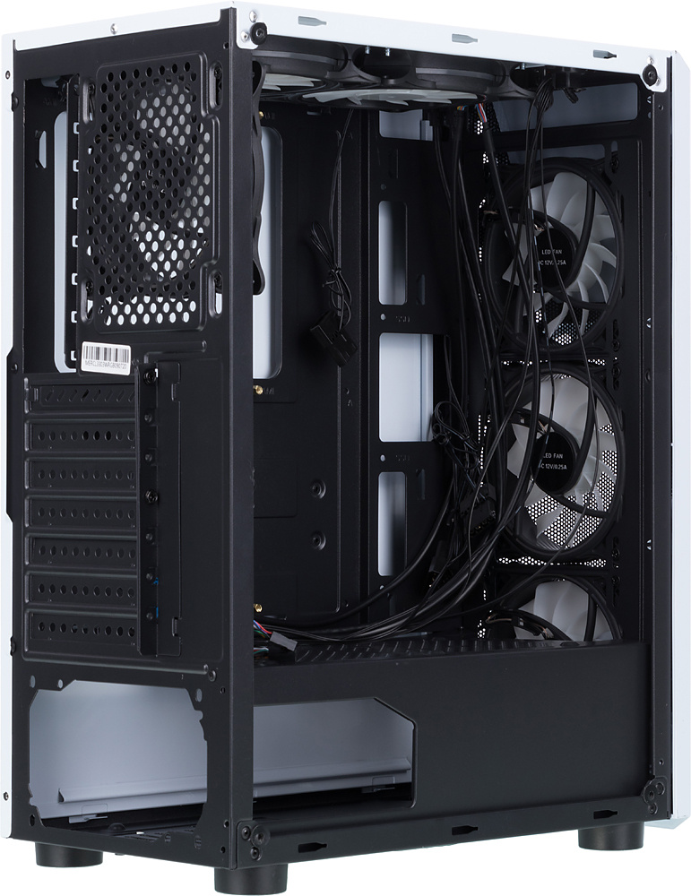 Корпус Formula CL-3303W RGB белый без БП ATX 2x120mm 2xUSB2.0 1xUSB3.0 audio bott PSU