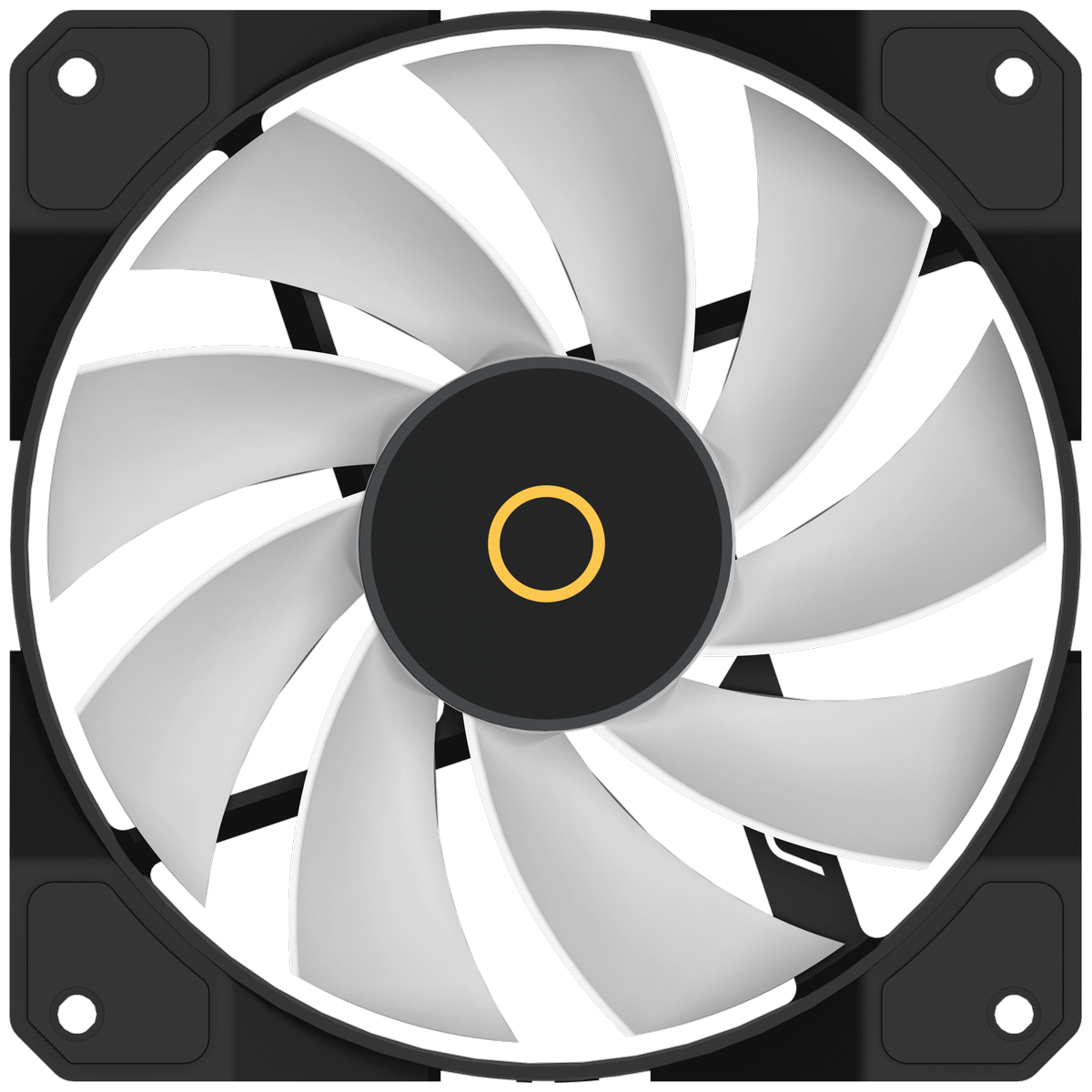 Вентилятор для корпуса Ocypus Beta F12 BK ARGB REVERSE BLADE, 120x120x25mm, 3-PIN, 800-1600 RPM, 29 