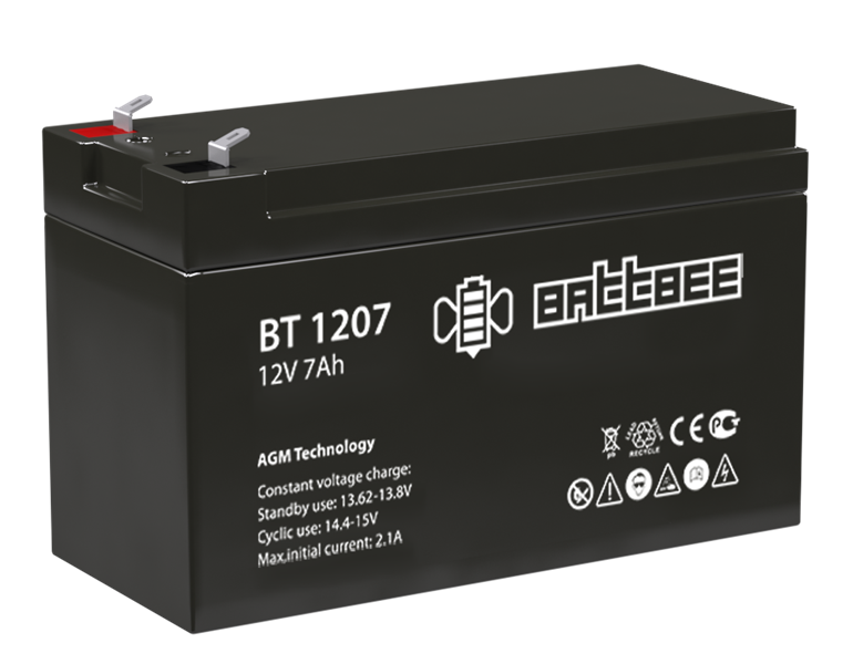 BattBee BT 1207 (7 А/ч, 12В)