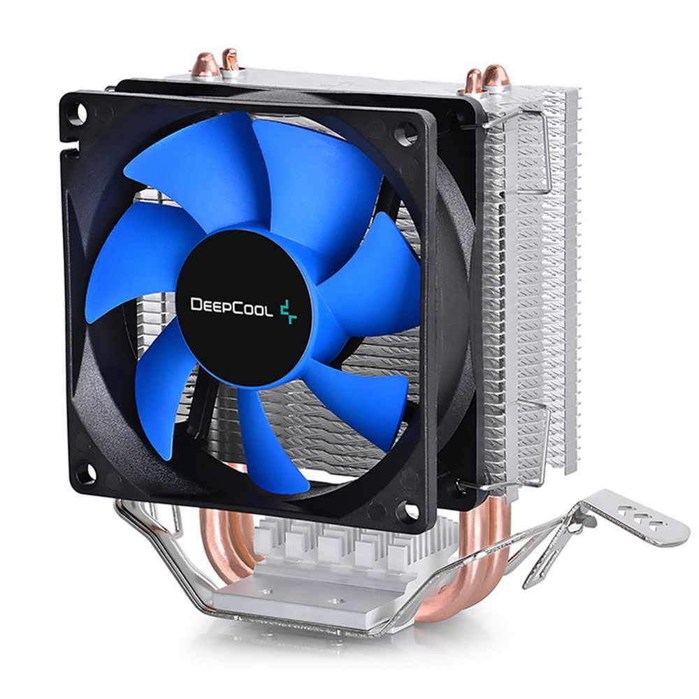 Устройство охлаждения(кулер) Deepcool Ice Edge Mini FS V2.0 Soc-AM5/AM4/1200/1700/1851 черный/синий 