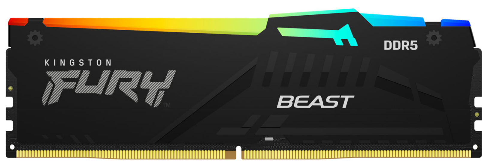 Память DDR5 2x8Gb 5600MHz Kingston KF556C40BBAK2-16 Fury Beast RGB RTL Gaming PC5-44800 CL40 DIMM 28
