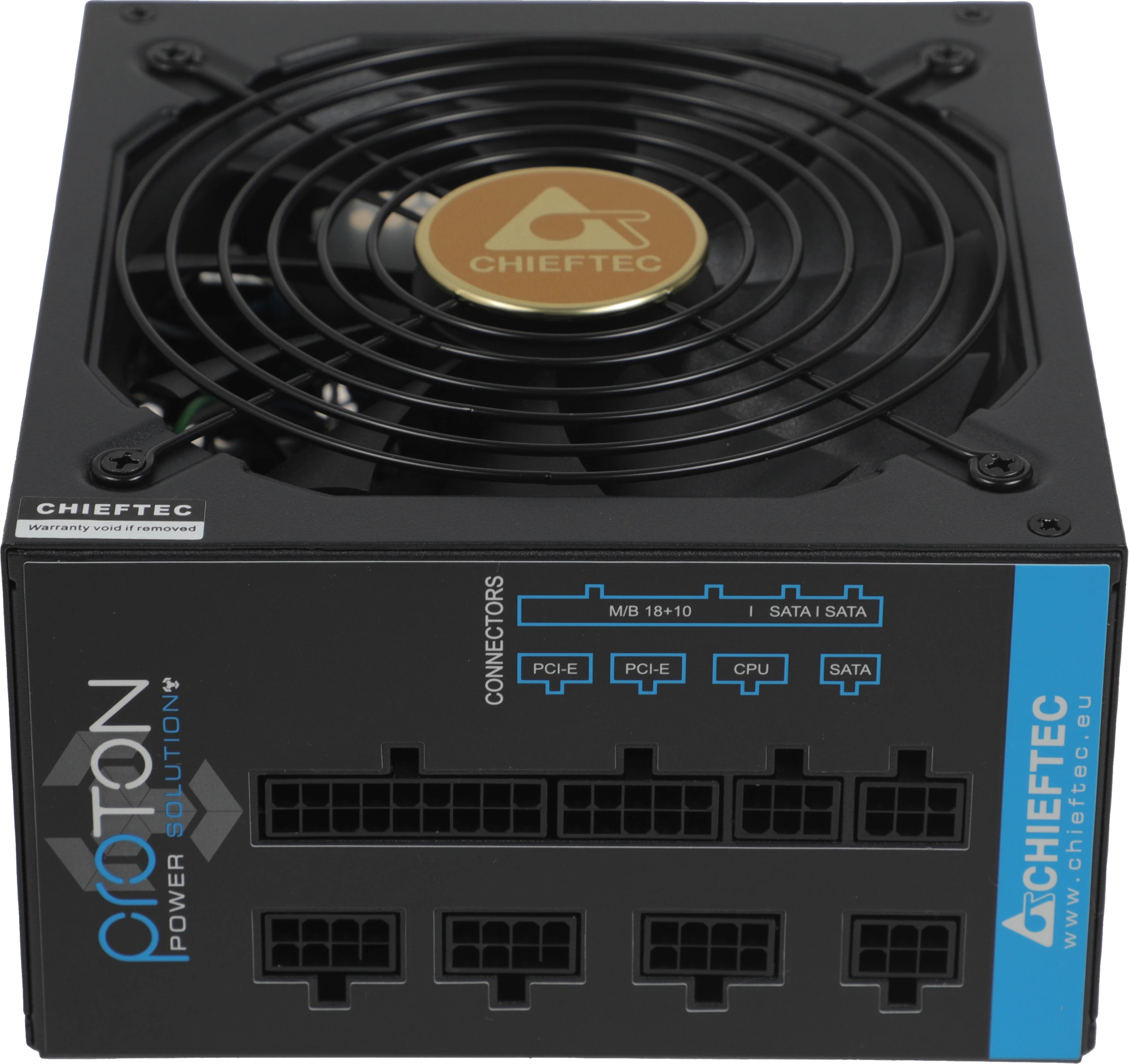 Блок питания Chieftec ATX 650W Proton BDF-650C 80+ bronze (20+4pin) APFC 140mm fan 6xSATA Cab Manag 
