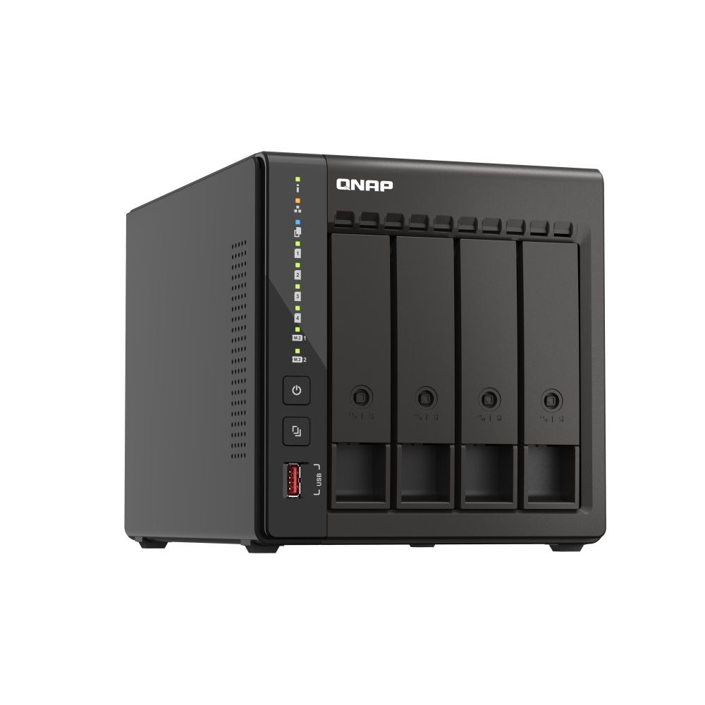 Сетевое хранилище NAS Qnap Original TS-453E-8G 4-bay настольный Celeron J6412