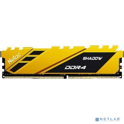 Оперативная память Netac Shadow 16GB DDR4-2666 (PC4-21300) C19 19-19-19-43 1.2V NTSDD4P26SP-16Y