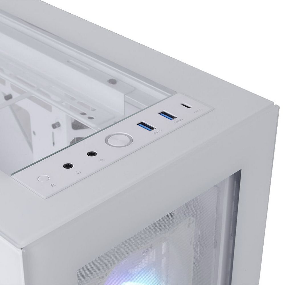 Корпус Thermaltake Divider 500 TG Snow ARGB CA-1T4-00M6WN-01 White/Win/SPCC/Tempered Glass*4/120mm A