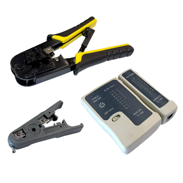 Инструменты Набор инструментов для изготовления и тестирования патч-кордов