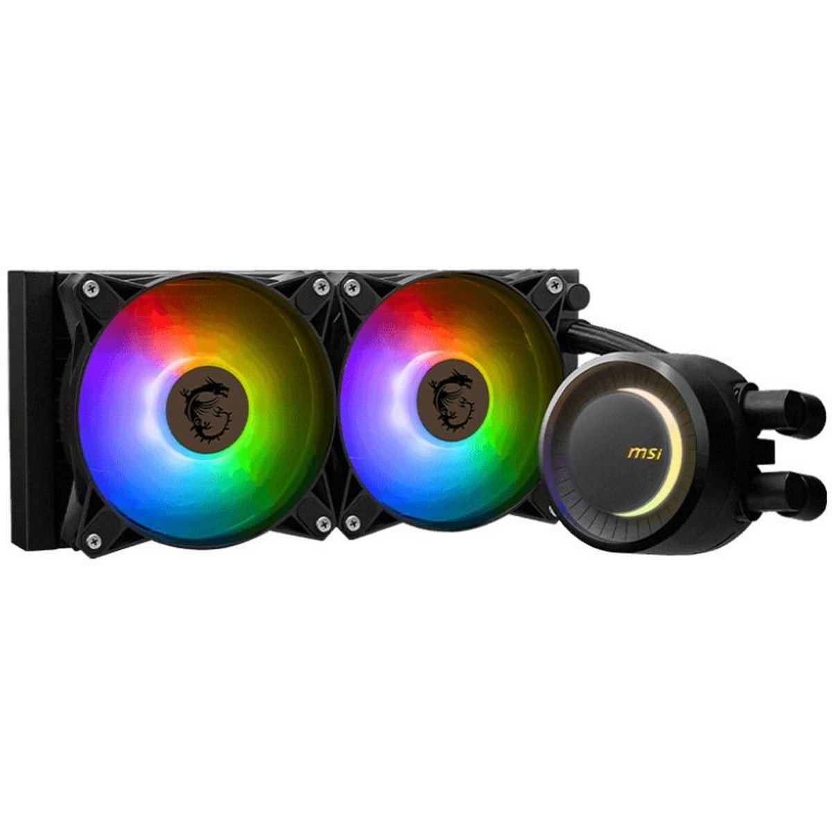 Жидкостная система охлаждения MSI MAG CORELIQUID E240 2x ARGB Fan, Color Box, LGA1700