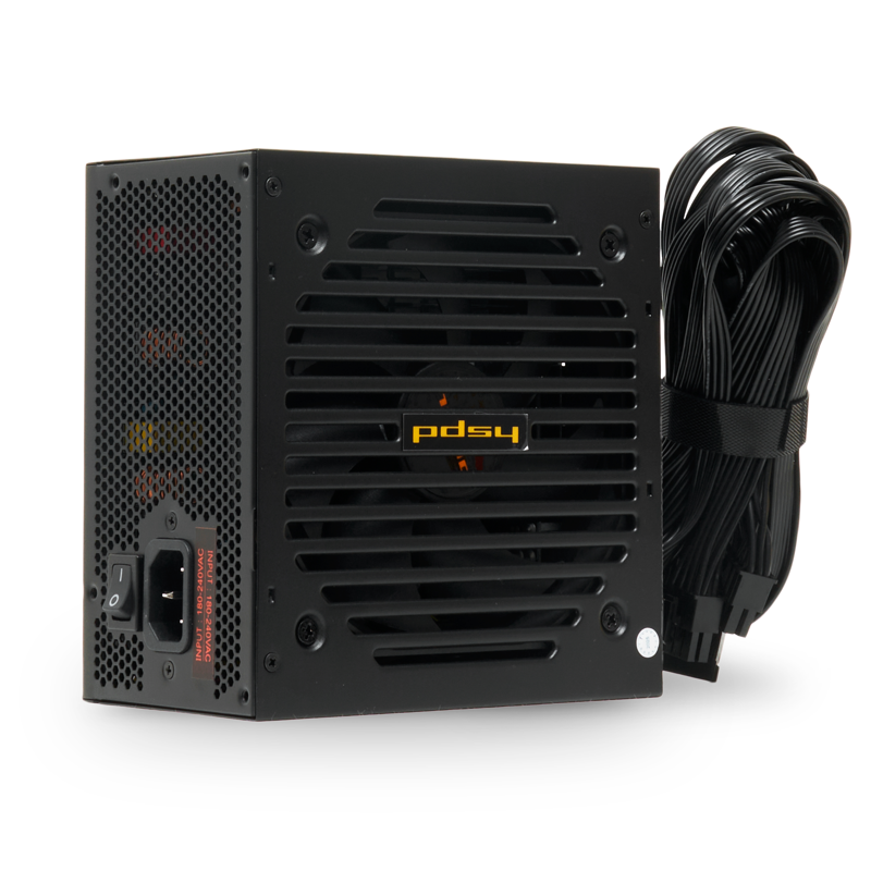 Блок питания HSPD, 500W 80+ Bronze (ATX, 2.31, Semi-modular, 1x24(20+4)pin 550mm, 1xCPU*2 8(4+4)pin 