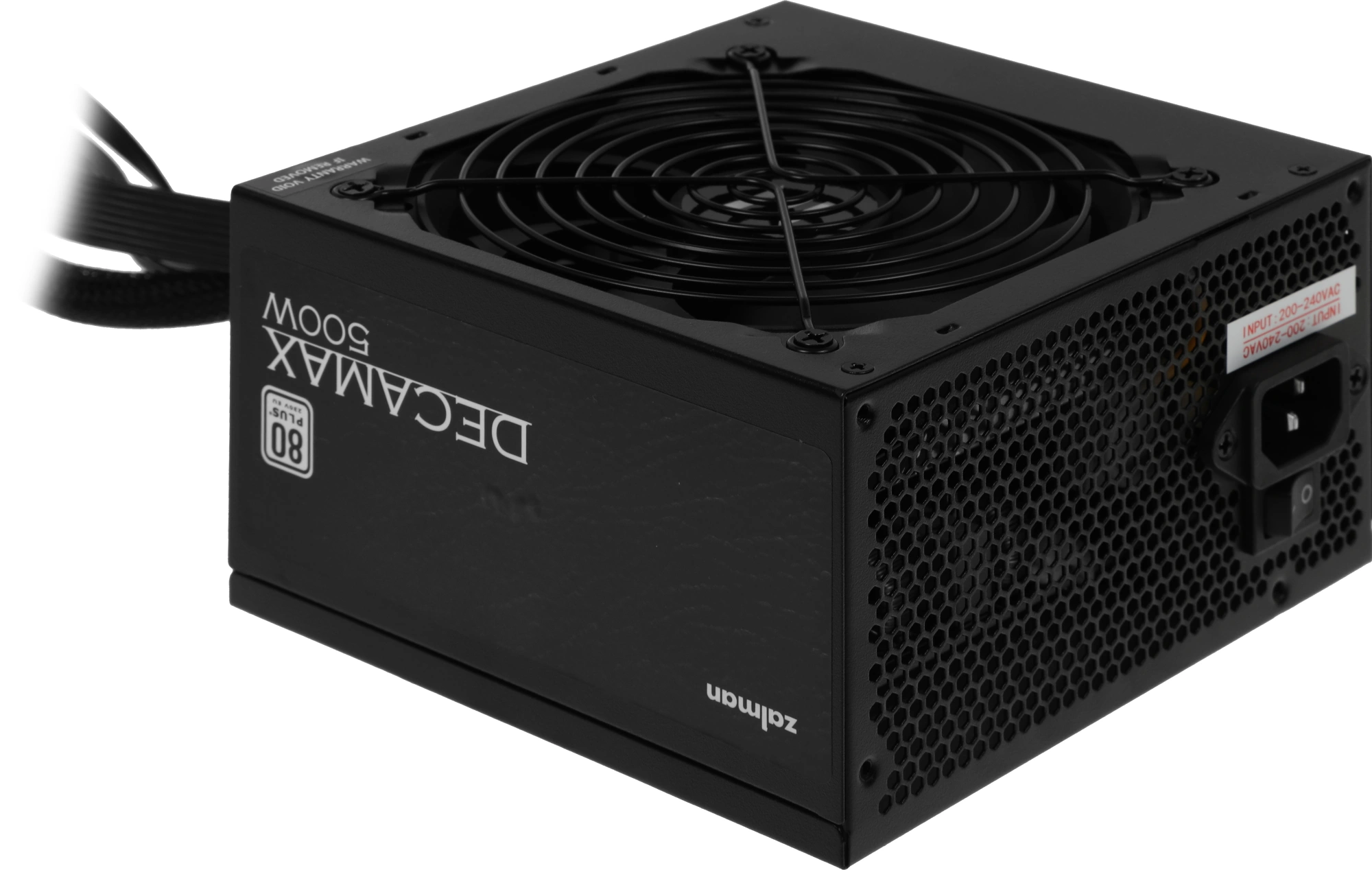 Блок питания Zalman ATX 500W ZM500-LX3 80+ (20+4pin) APFC 120mm fan 4xSATA RTL