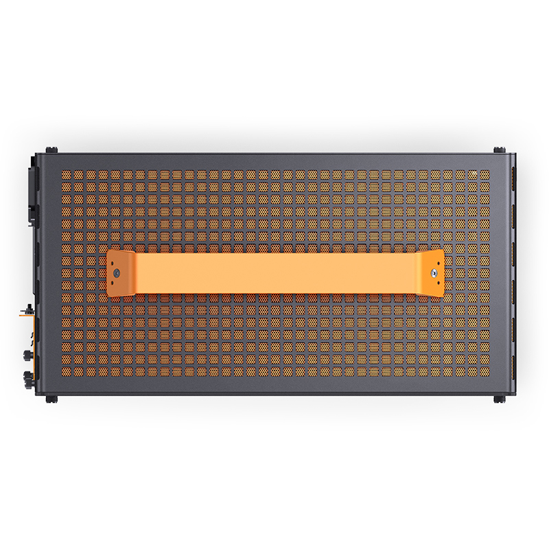 Корпус JONSBO Z20, Mini-Tower, TG, no fan, 1xUSB-A 3.2 + 1xUSB-C 3.2, mATX, mITX Orange/Black