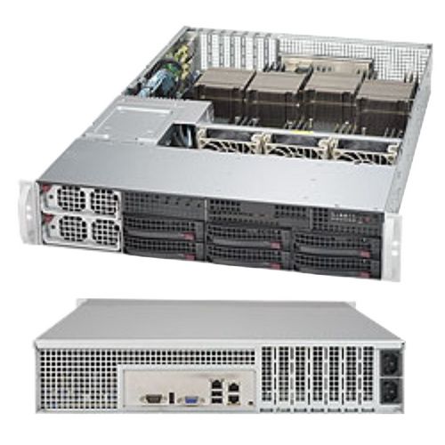 Серверная платформа SuperMicro SYS-8028B-TR4F 2U Rackmount 2U Rackmount X10QBL-4 SATA2 (3Gbps