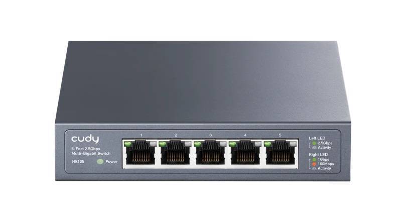 Коммутатор Cudy HS105 (L2) 5x2.5Гбит/с неуправляемый