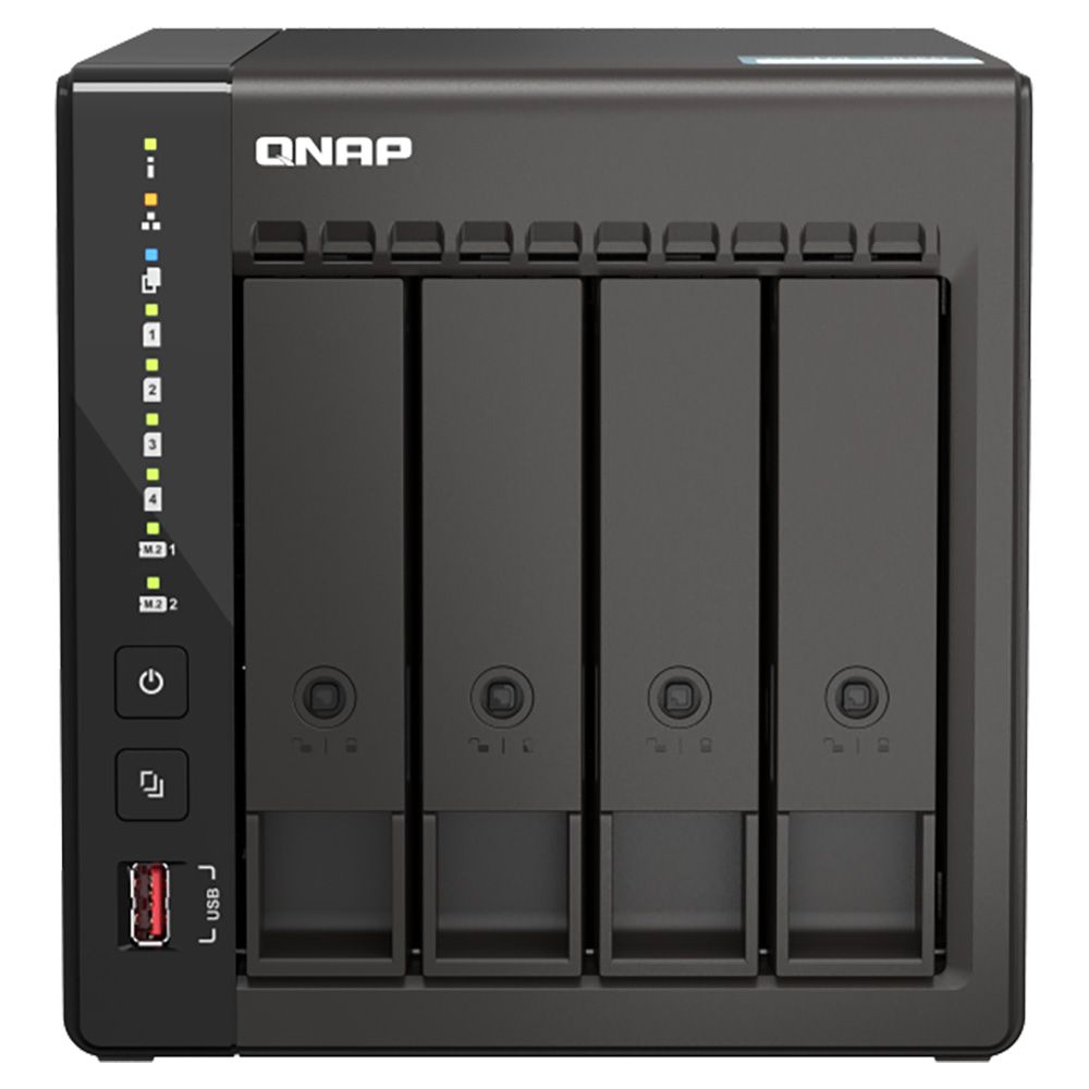 Сетевое хранилище NAS Qnap Original TS-453E-8G 4-bay настольный Celeron J6412