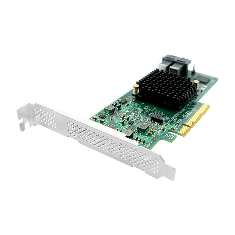 RAID-контроллер ACD ACD SAS3008-8R PCIe 3.0 x8 LP, SAS/SATA 12G, RAID 0,1,10,1E,JBOD, 8port (2*int S