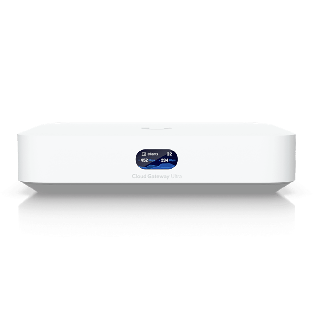 Маршрутизатор Ubiquiti Cloud Gateway Ultra  4 ядра (1,5 ГГц), 4х 1G RJ45, 1х 2.5G RJ45