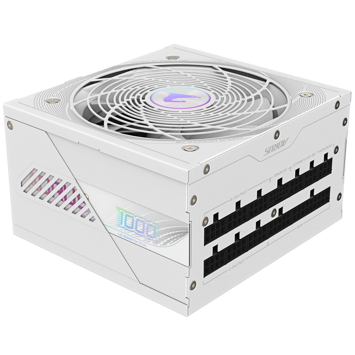 Блок питания Gigabyte ATX 1000W GP-AE1000PM PG5 ICE Gen.5 80+ platinum (20+4pin) APFC 120mm fan 16xS
