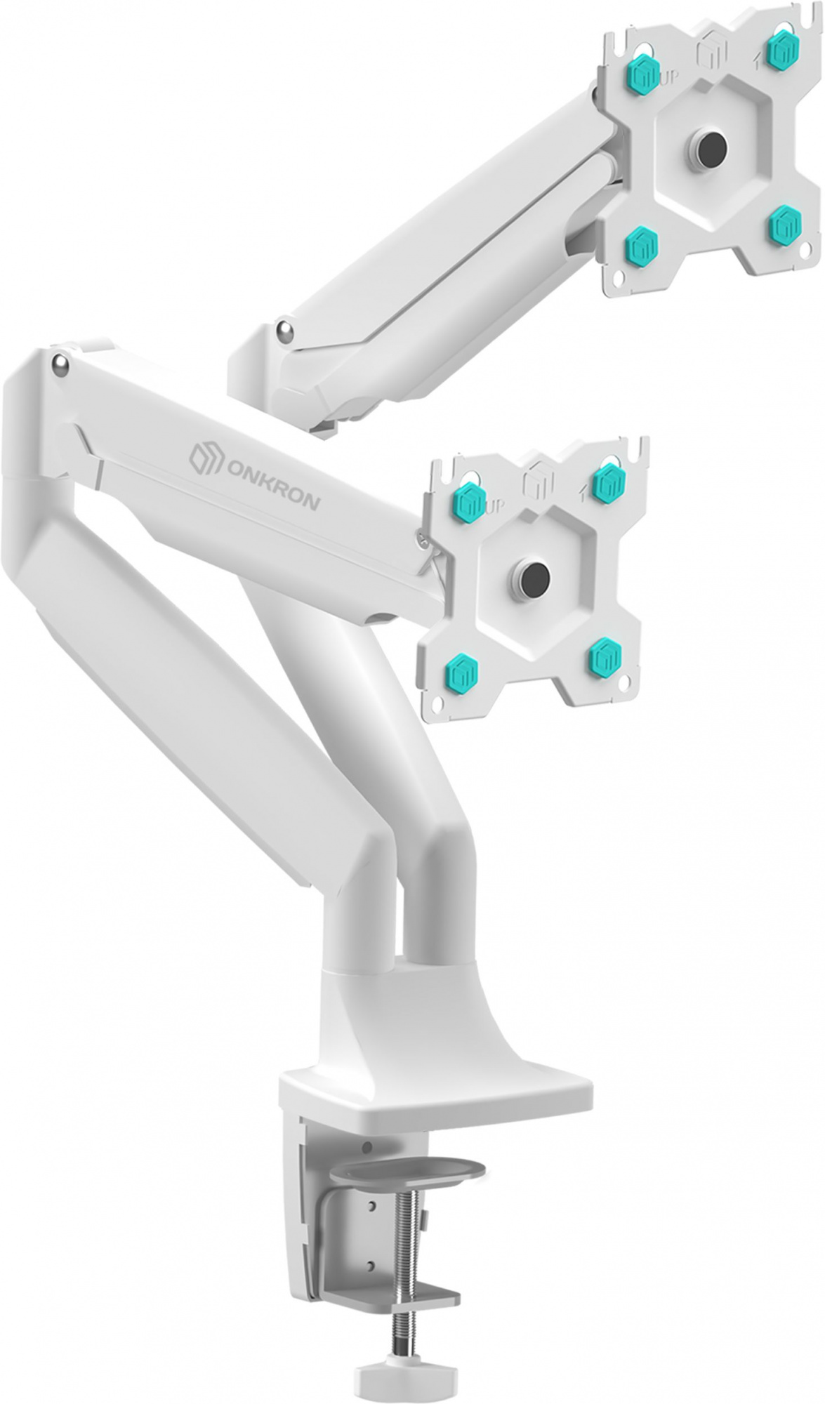 Кронштейн для мониторов Onkron G200 белый 13"-32" макс.18кг настольный поворот и наклон верт.перемещ