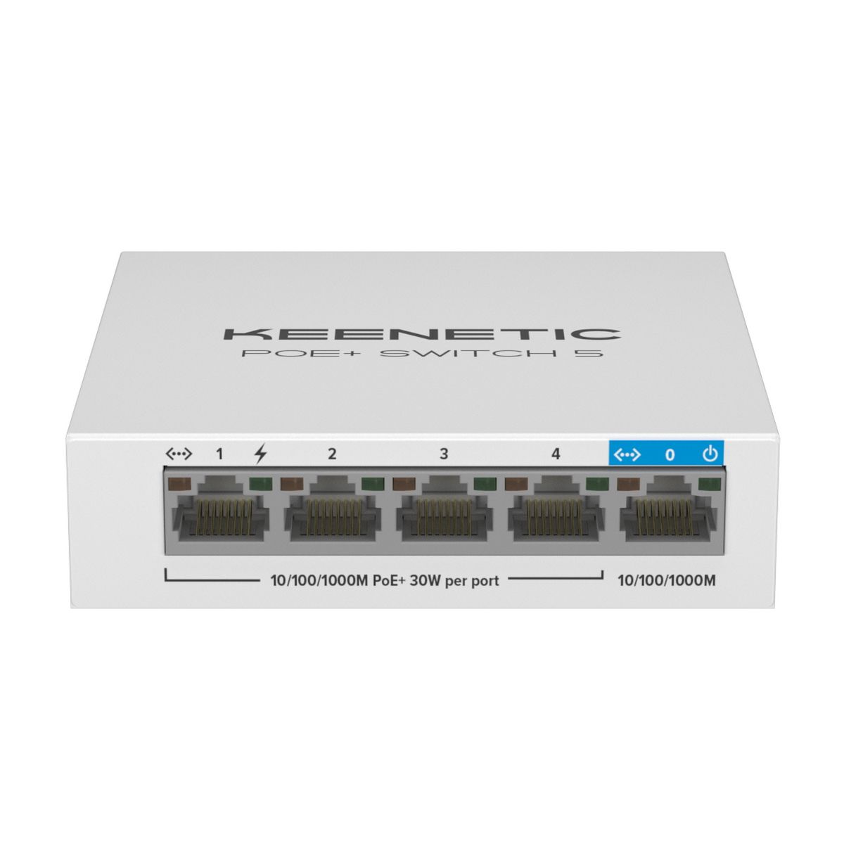 Коммутатор Keenetic KN-4610 (L2) 5x1Гбит/с 4PoE+ 60W неуправляемый