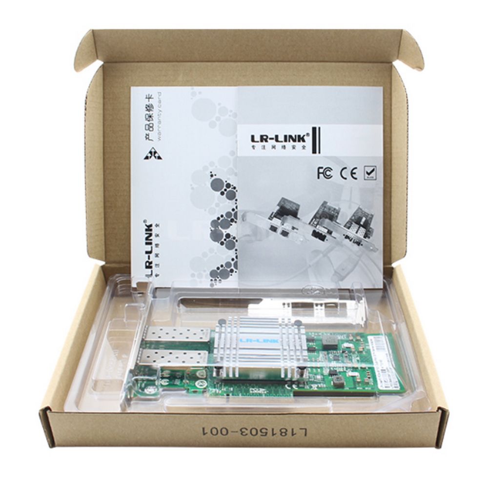 Сетевой адаптер LR-LINK LREC9802BF-2SFP+ Intel 82599ES PCI-E x8 10GB 2 x SFP+ X520-DA2/X520-SR2