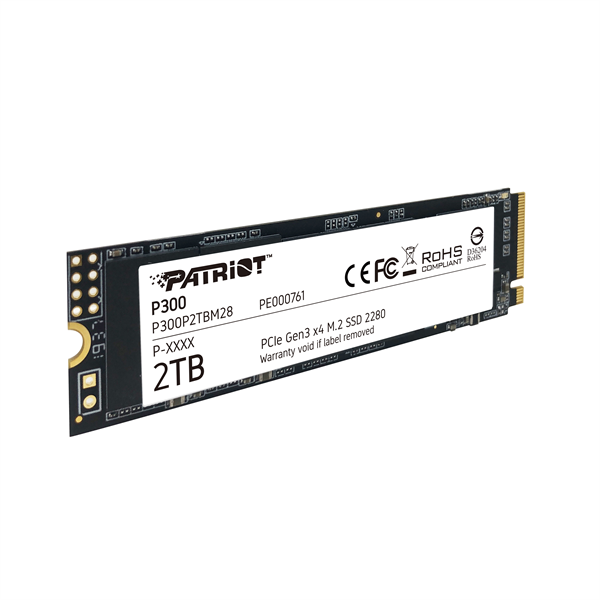 Накопитель SSD Patriot PCIe 3.0 x4 2TB P300P2TBM28 P300 M.2 2280
