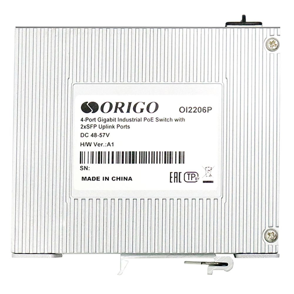 Коммутатор Origo OI2206P/120W OI2206P/120W/A1A (L2) 4x1Гбит/с 2SFP 4PoE 4PoE+ 120W неуправляемый