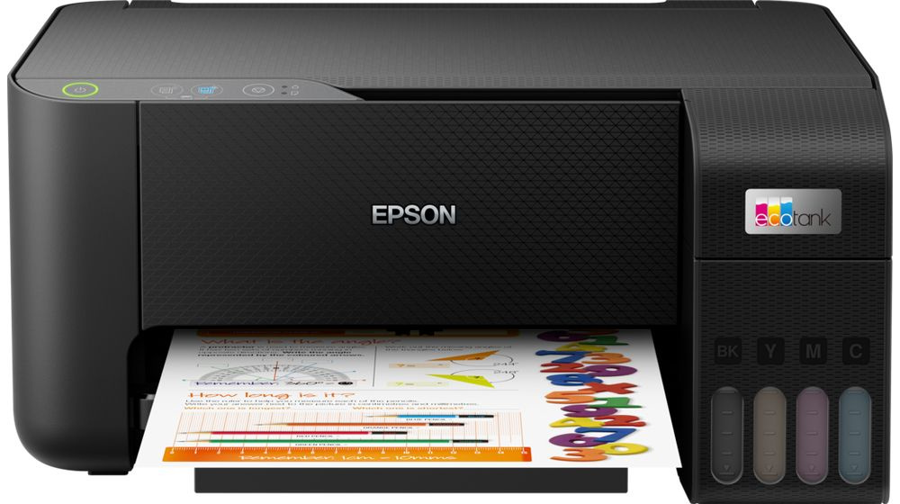 МФУ струйное Epson EcoTank L3210, A4, цветная печать, 5 стр/мин, 5760x1440 dpi, USB/СНПЧ, чёрный кор