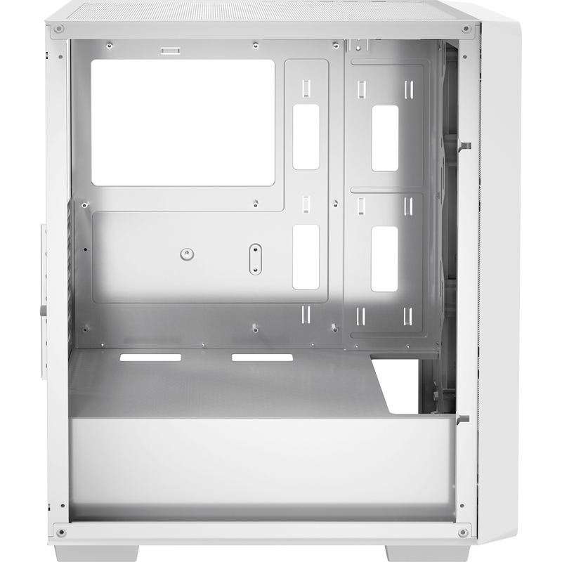 Корпус Ocypus Gamma C60 WH, Midi-Tower, TG, no fans, 1xUSB-A 3.0 + 2xUSB 2.0, ATX, mATX, mITX White