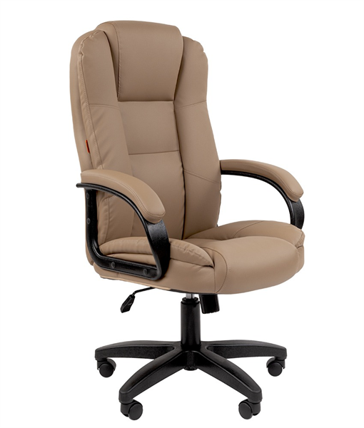 Офисное кресло Chairman    600 LT   Россия     чер.пласт экопремиум бежевый (аналог 668 LT)