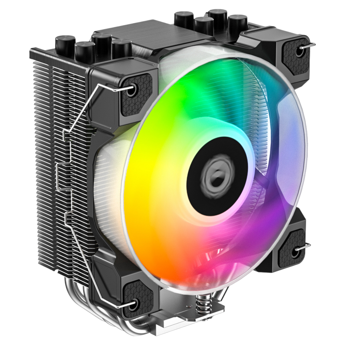 Устройство охлаждения(кулер) ID-Cooling SE-214-XT DF ARGB Soc-AM5/AM4/1200/1700/1851 черный 4-pin 31