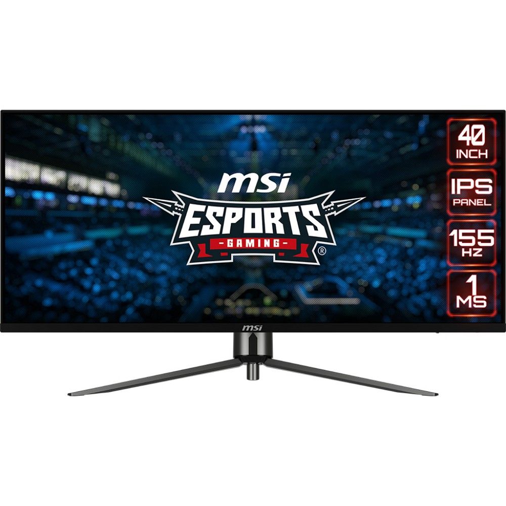 Монитор MSI 40" MAG401QR черный IPS LED 1ms 21:9 HDMI матовая 400cd 178гр/178гр 3440x1440 155Hz DP U