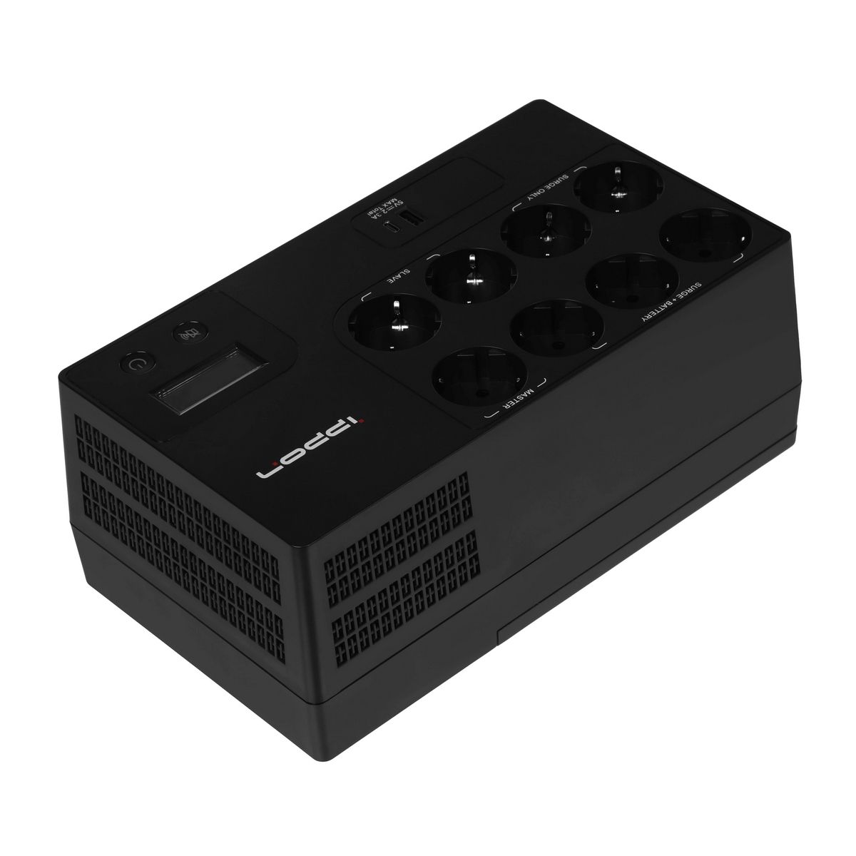 Источник бесперебойного питания Ippon Kirpich 1050 600Вт 1050ВА черный