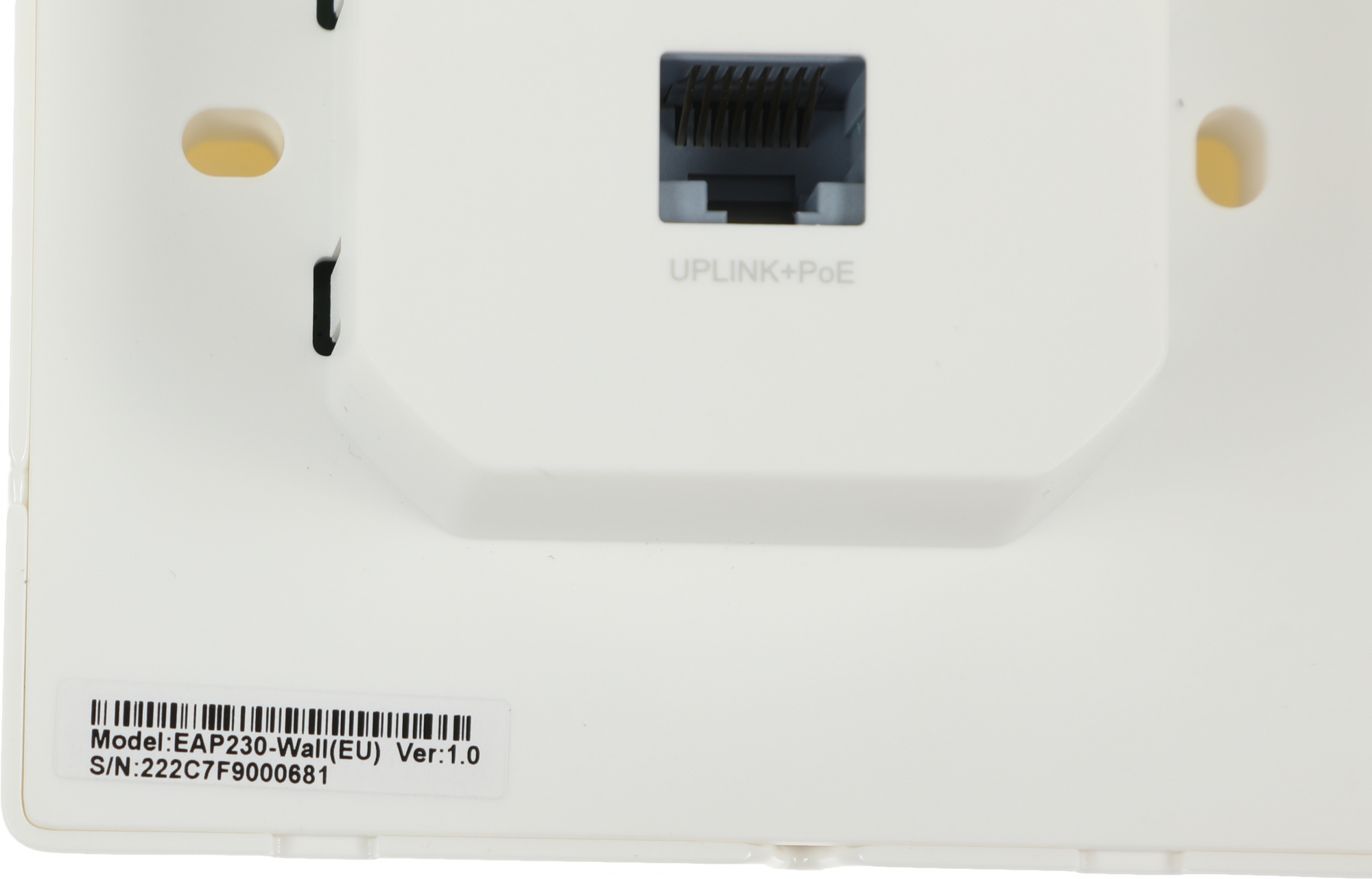 Точка доступа TP-Link EAP230-WALL AC1200 10/100/1000BASE-TX белый