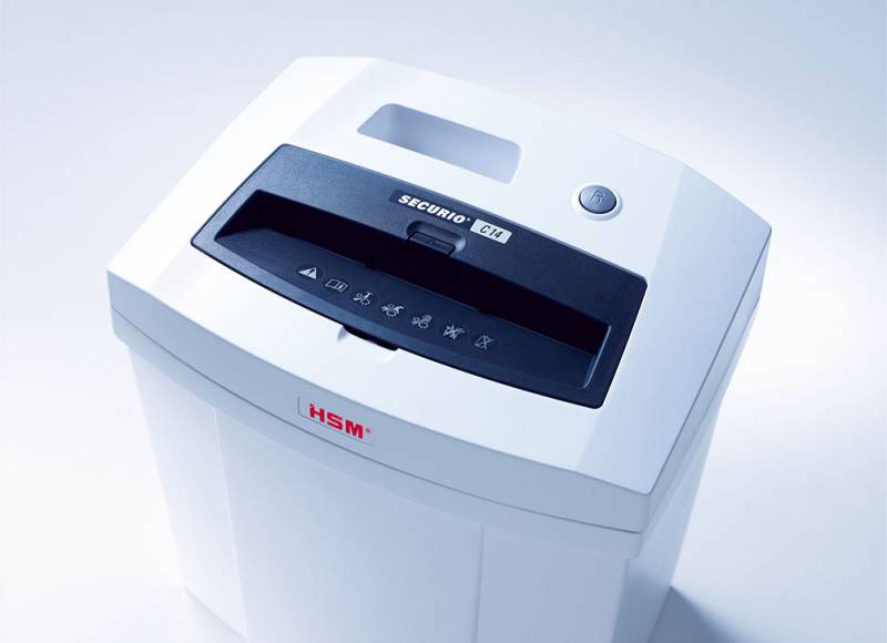 Шредер HSM Securio С14-4х25 (секр.P-4) фрагменты 7лист. 20лтр. скрепки скобы пл.карты