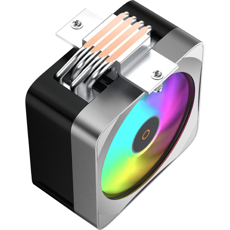 Кулер для процессора Ocypus Delta A40 EX BK Digital (200W, 4-pin PWM, LED temp., 157mm, Al/Cu, 4x6mm