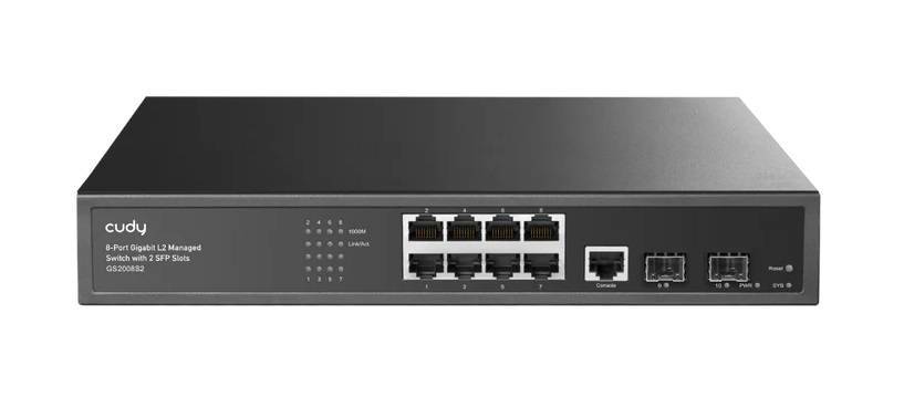 Коммутатор Cudy GS2008S2 (L2) 8x1Гбит/с 2SFP управляемый