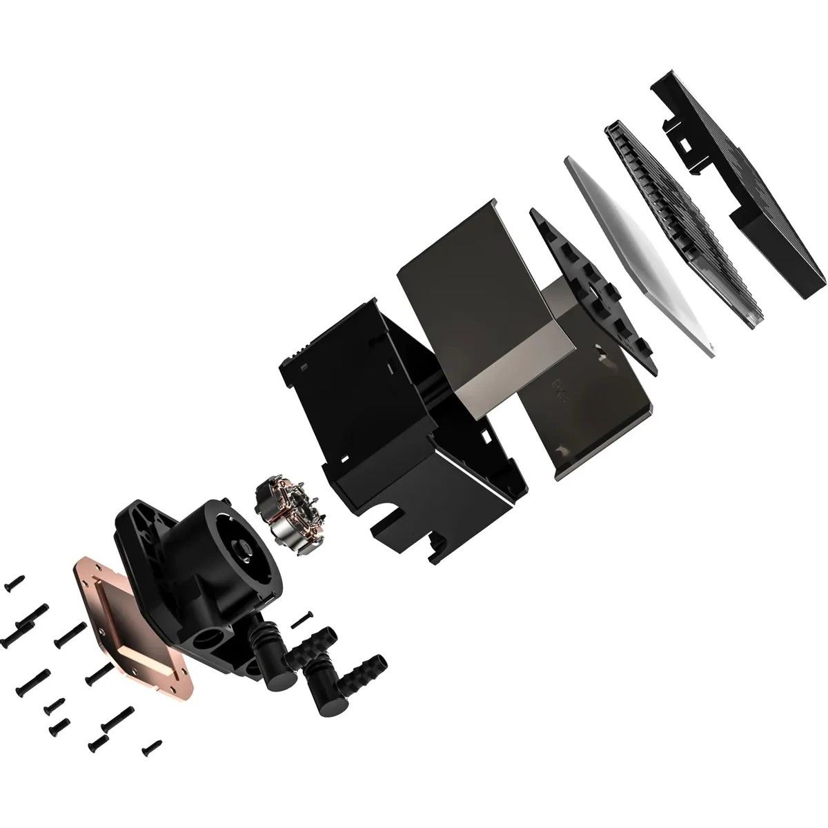 Система водяного охлаждения ID-Cooling DX360 Max Soc-AM5/AM4/1200/1700/1851 черный 4-pin 32.5dB Al 3