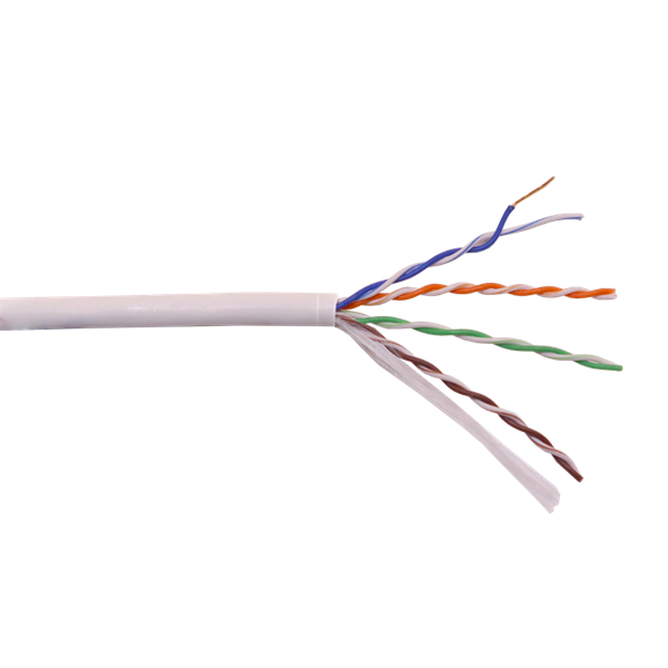 Кабель Кабель LANMASTER U/UTP, 4 пары, Кат. 5E, 350 МГц, LSZH, нг(А)-HF, серый, 305 м