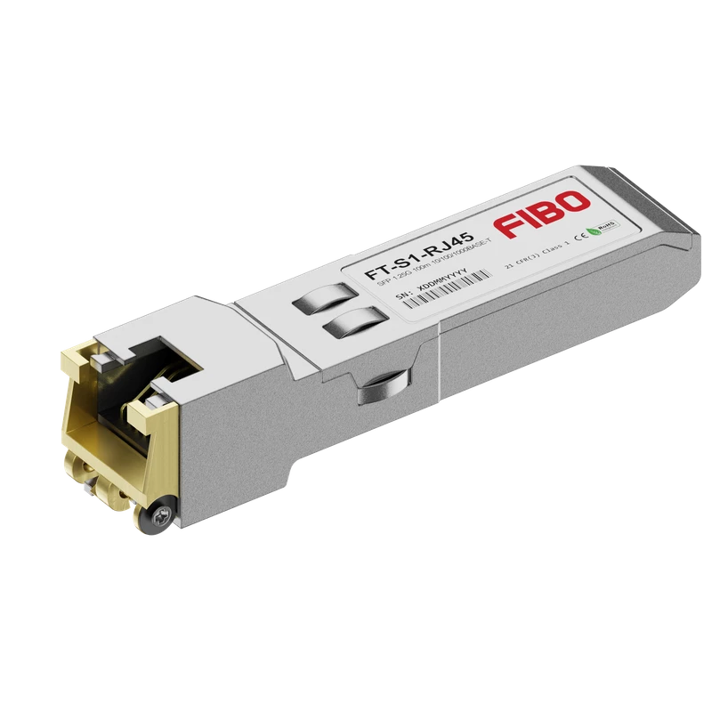 Трансивер FIBO FT-S1-RJ45    SFP модуль RJ-45, 1.25G, 100 м, cat 5E