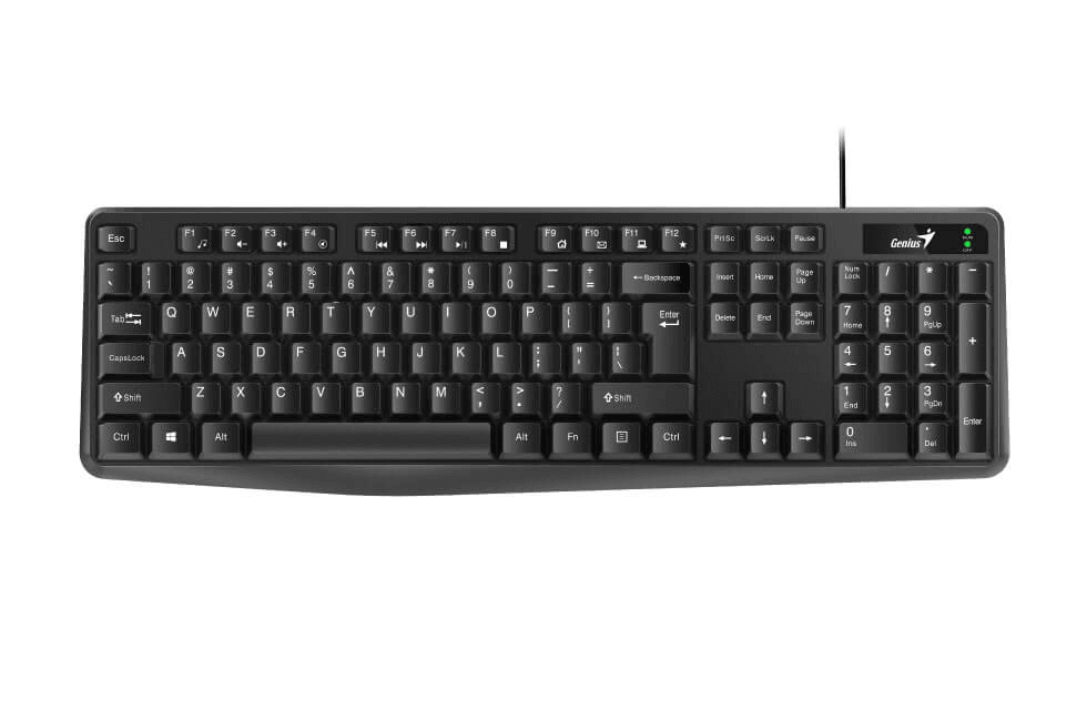 Клавиатура Genius KB-117,RU,USB,Black,1,5 м
