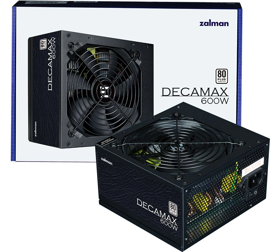 Блок питания Zalman ATX 600W ZM600-LX3 80+ (20+4pin) APFC 120mm fan 5xSATA RTL