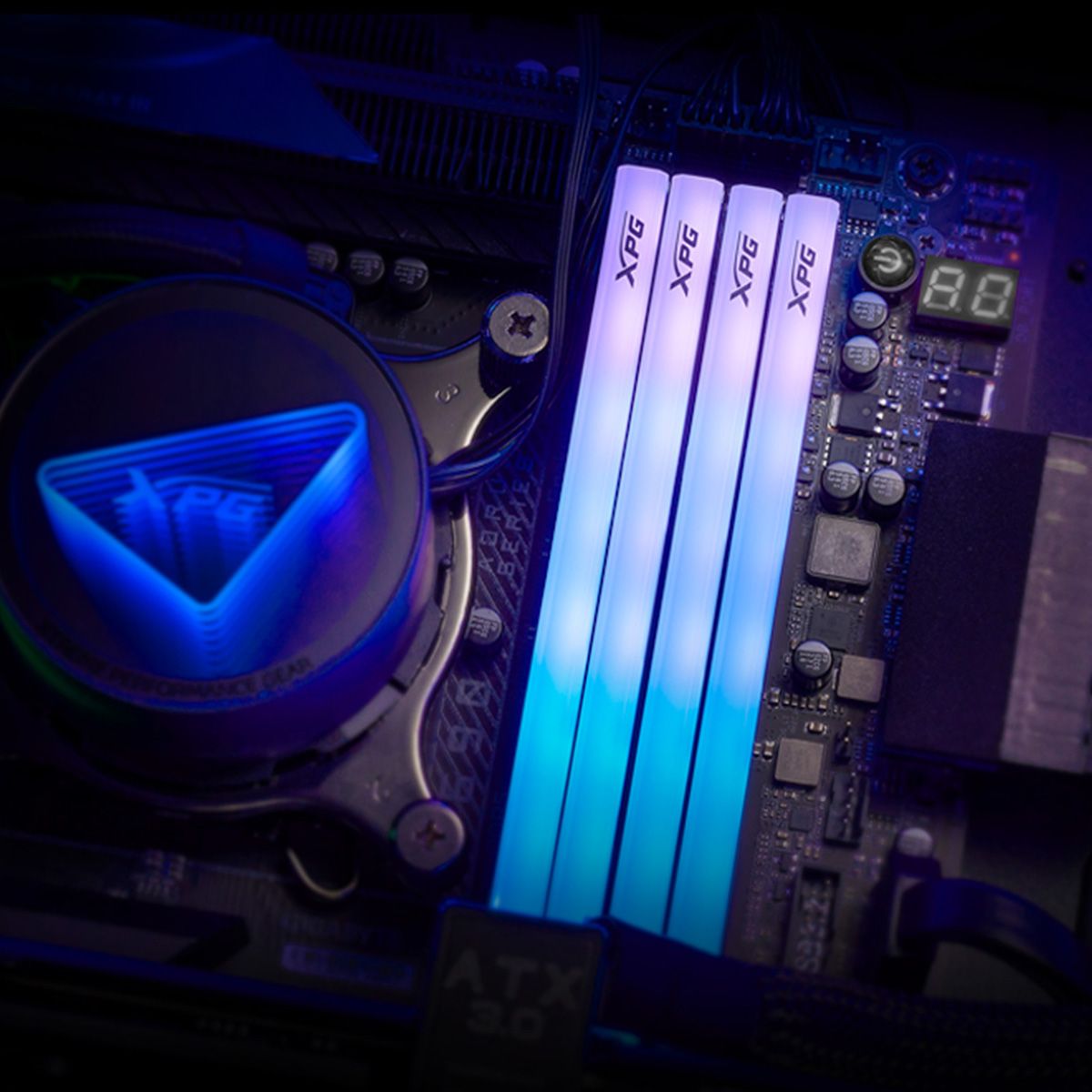 Память DDR5 2x16GB 6000MHz A-Data AX5U6000C3016G-DTLABRBK XPG Lancer Blade RGB RTL Gaming PC5-48000 