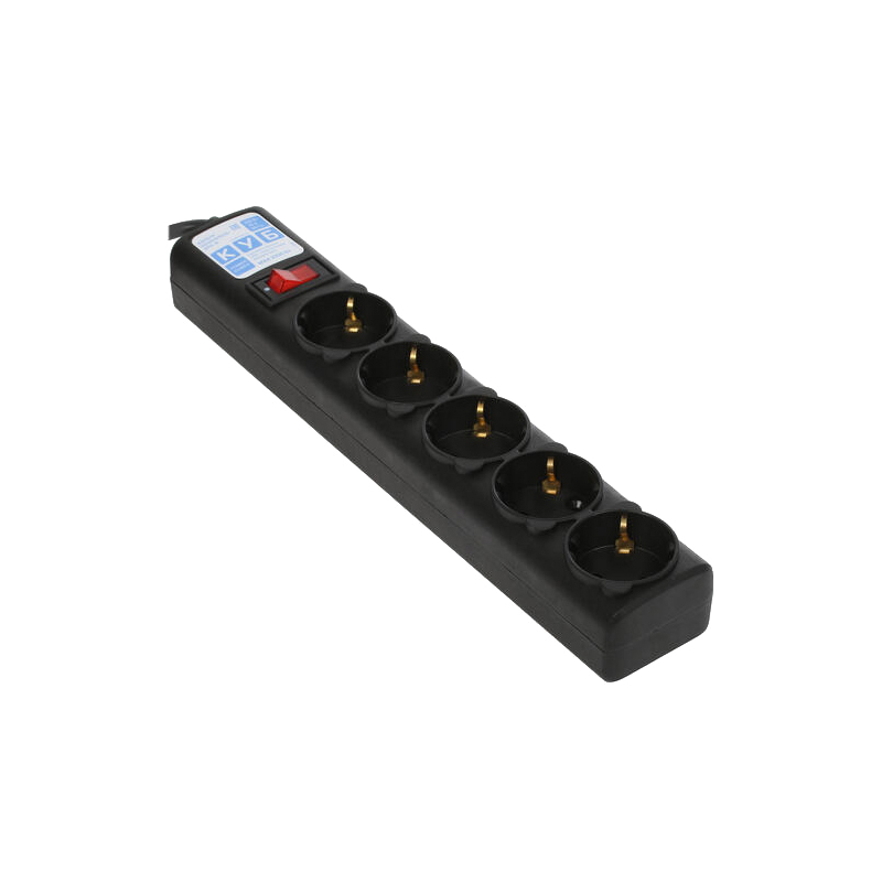 Сетевой фильтр Power Cube фильтр для ИБП, вход - розетка С14,  1,9 метра, 5 розеток с заземлением, 1