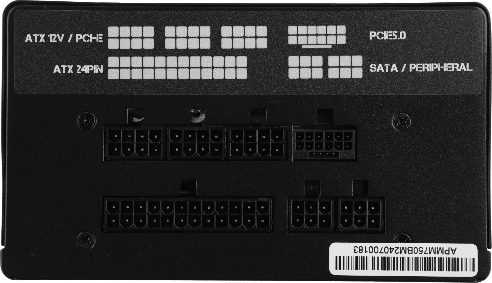 Блок питания Formula ATX 750W APMM-750BM 80+ bronze (20+4pin) APFC 140mm fan 6xSATA Cab Manag RTL