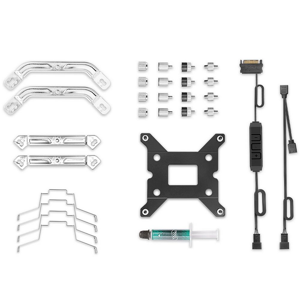 Кулер для процессора DEEPCOOL AS500 LGA20XX/1700/1200/115X/AM5/AM4 (8шт/кор, TDP 220W, PWM, ARGB Led