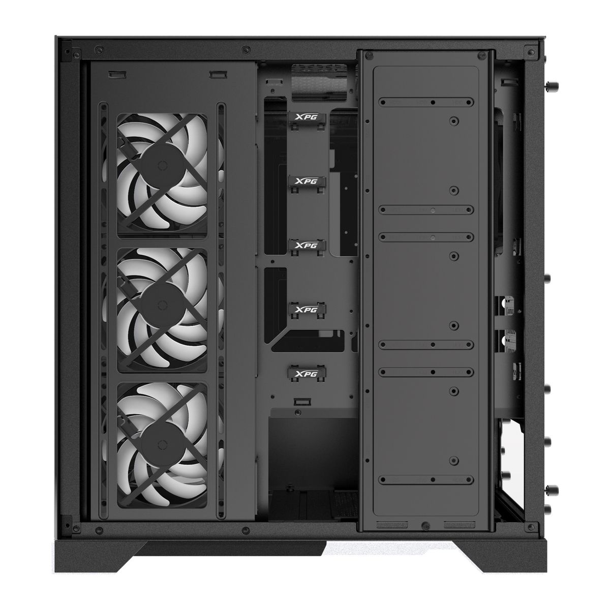 Корпус XPG INVADER X BLACK (INVADERXMTWOF-BKCWW) Mid-Tower, Micro-ATX, Mini-ITX, Standard-ATX, USB 3